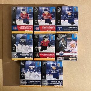 Lot of 8 OYO NHL Hockey Sports Minifigures Sealed